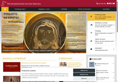 Zobrazit webové stránky Římskokatolická farnost Blansko