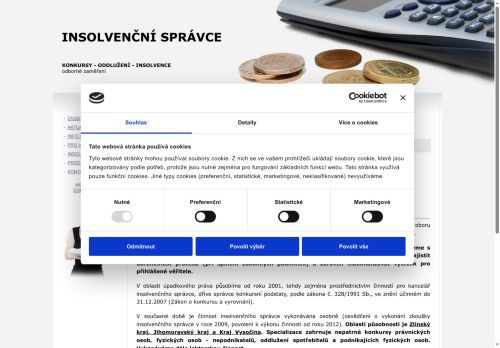 Zobrazit webové stránky Ing. Bc. Radek Staufčík - insolvenční správce