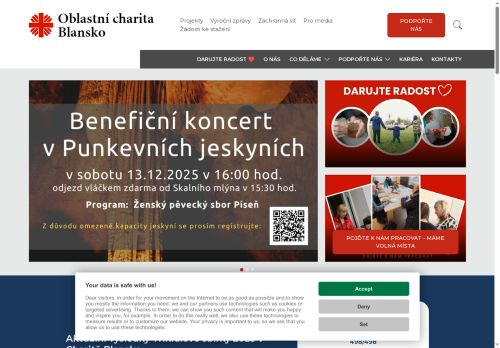 Zobrazit webové stránky Oblastní charita Blansko