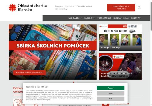 Zobrazit webové stránky Oblastní charita Blansko