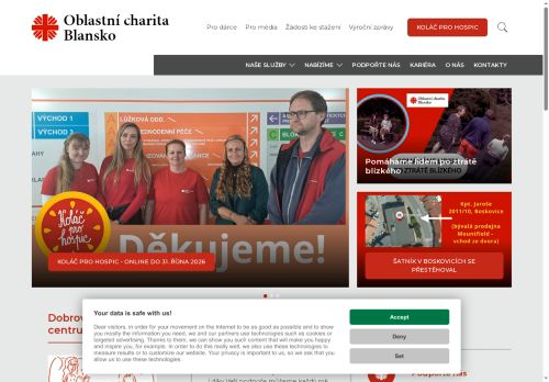Zobrazit webové stránky Oblastní charita Blansko