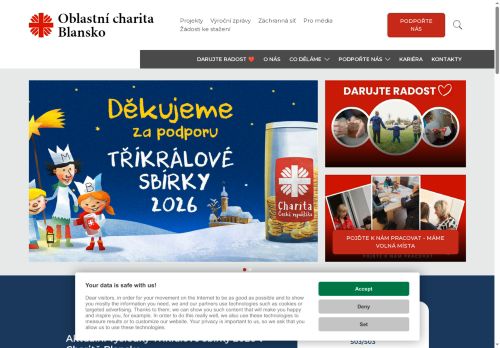 Zobrazit webové stránky Oblastní charita Blansko