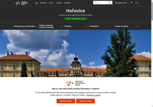 Zobrazit webové stránky Státní zámek Hořovice