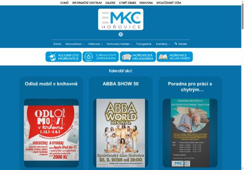 Zobrazit webové stránky Městské kulturní centrum Hořovice