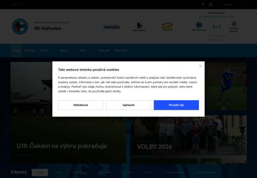 Zobrazit webové stránky SK Hořovice, z.s.