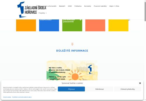 Zobrazit webové stránky 1. Základní škola Hořovice