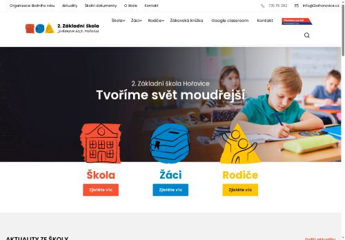Zobrazit webové stránky 2. ZŠ Hořovice