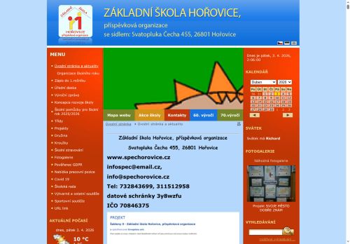 Zobrazit webové stránky Speciální základní škola Hořovice
