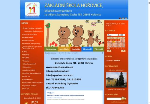 Zobrazit webové stránky Speciální základní škola Hořovice
