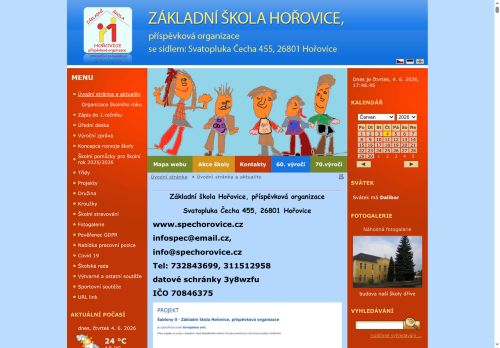 Zobrazit webové stránky Speciální základní škola Hořovice