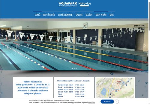 Zobrazit webové stránky Městský plavecký areál Hořovice
