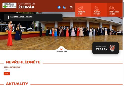 Zobrazit webové stránky Kulturní klub Žebrák