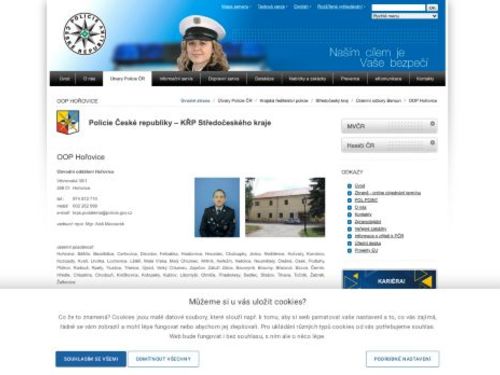 Policie ČR, obvodní oddělení Hořovice