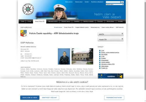 Zobrazit webové stránky Policie ČR, obvodní oddělení Hořovice