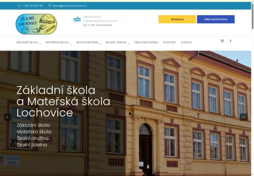 Základní škola a Mateřská škola Lochovice, okres Beroun  příspěvková organizace nabízí práci na pozici Učitel/ka 1. stupně v obci Lochovice