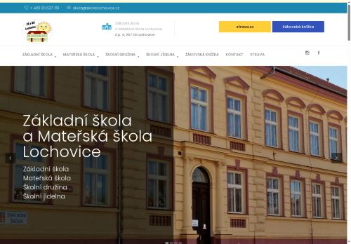 Základní škola a Mateřská škola Lochovice, okres Beroun  příspěvková organizace nabízí práci na pozici Učitel/ka 1. stupně v obci Lochovice