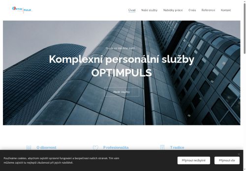 OPTIMPULS s.r.o. nabízí práci na pozici Pomocný skladník/ce v obci Pavlov