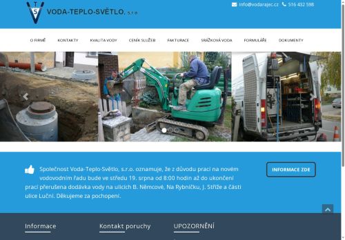 Zobrazit webové stránky Voda-Teplo-Světlo, s.r.o.