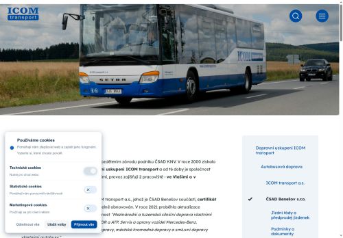 Zobrazit webové stránky ČSAD Benešov, s.r.o.