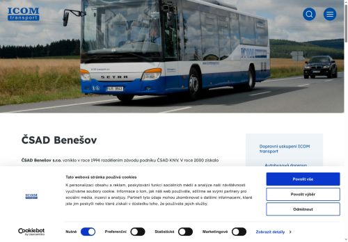 Zobrazit webové stránky ČSAD Benešov, s.r.o.