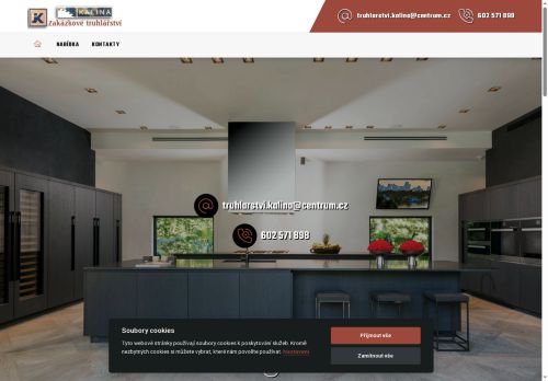 Zobrazit webové stránky Zakázkové truhlářství - Jan Kalina