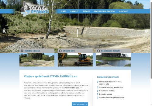 Stavby rybníků s.r.o. nabízí práci na pozici Obsluha stavebních strojů (strojník zemních strojů) v obci Bílkovice