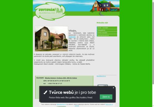 Zobrazit webové stránky Ubytování Blanka Kulová