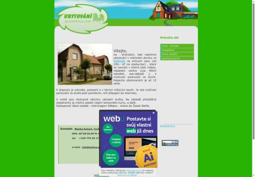 Zobrazit webové stránky Ubytování Blanka Kulová