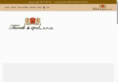 Zobrazit webové stránky Pekárna Turek & spol., s.r.o.