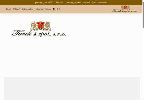 Zobrazit webové stránky Pekárna Turek & spol., s.r.o.