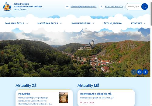 Základní škola a Mateřská škola Karlštejn, okres Beroun nabízí práci na pozici Vychovatelé v obci Karlštejn