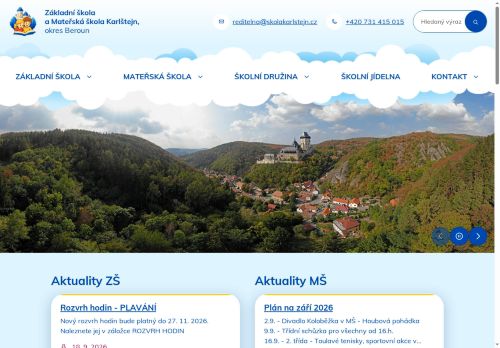 Základní škola a Mateřská škola Karlštejn, okres Beroun nabízí práci na pozici Vychovatel/ka školní družiny v obci Karlštejn