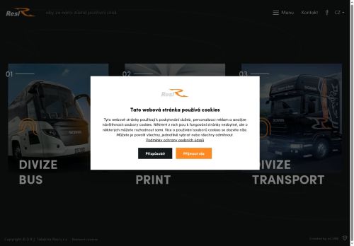 D.R.J. TISKÁRNA RESL, s. r. o. nabízí práci na pozici ŘIDIČ VNITROSTÁTNÍ KAMIONOVÉ DOPRAVY C+E (m/ž) v obci Kolín