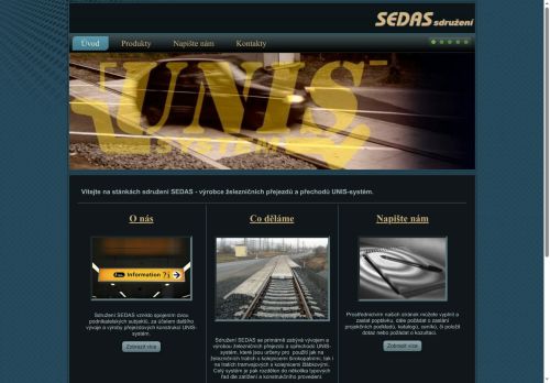 Zobrazit webové stránky Jaroslav Sedláček - Unis systém