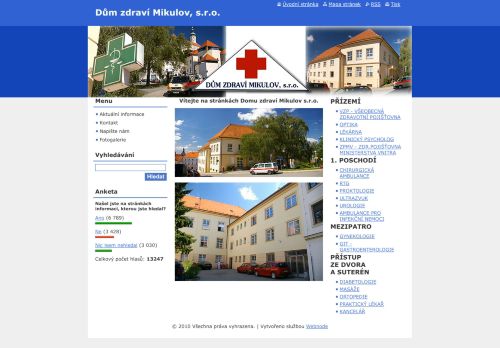 Zobrazit webové stránky Dům zdraví Mikulov