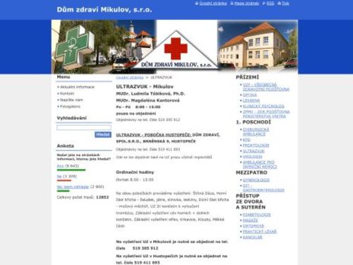 Ultrazvuk - Dům zdraví Mikulov - MUDr. Renata Marečková