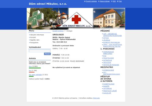 Zobrazit webové stránky Urologická ambulance - MUDr. Martin Hajný