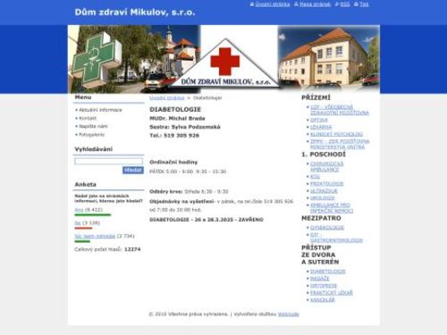 Diabetologie - MUDr. Michal Brada