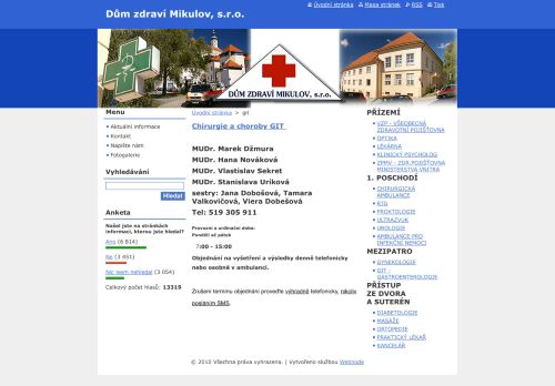 Zobrazit webové stránky Gastroenterologie - MUDr. Roman Halouzka