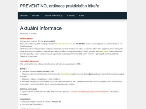 Praktický lékař pro dospělé - MUDr. Zdeněk Pluháček