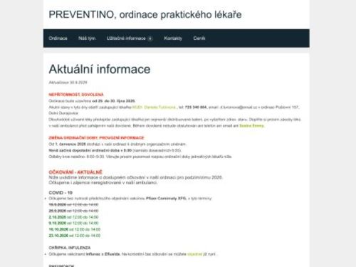Praktický lékař pro dospělé - MUDr. Zdeněk Pluháček