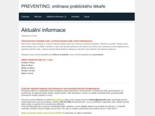 Praktický lékař pro dospělé - MUDr. Zdeněk Pluháček