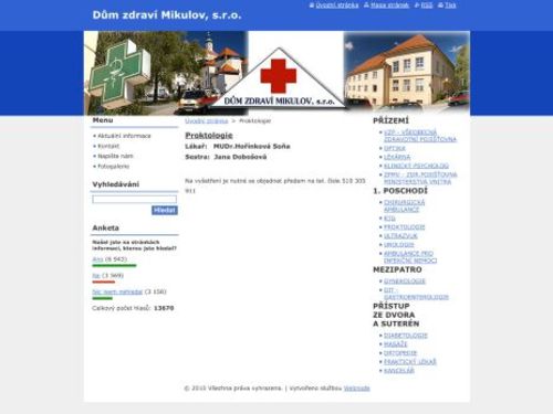 Proktologie - MUDr. Soňa Hořínková