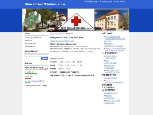 Ortopedie - MUDr. Rastislav Chmurovič, MUDr. Dávid Lukáč