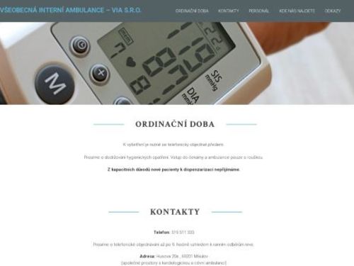 Všeobecná interní ambulance - VIA s.r.o.