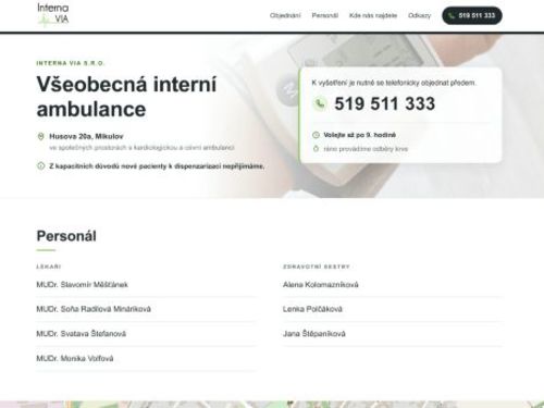 Všeobecná interní ambulance - VIA s.r.o.