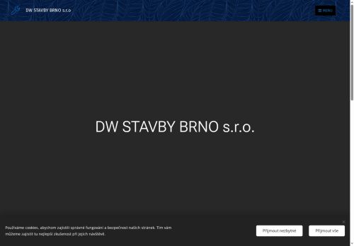 Webové stránky DW STAVBY BRNO s.r.o., Hrušovany nad Jevišovkou