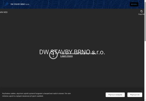 Webové stránky DW STAVBY BRNO s.r.o., Hrušovany nad Jevišovkou