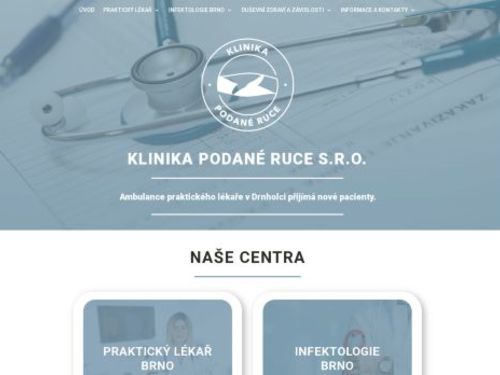 Praktický lékař pro dospělé - Klinika Podané ruce