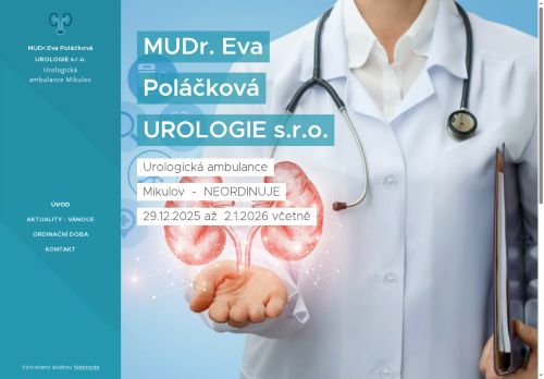 Zobrazit webové stránky Urologická ambulance - MUDr. Eva Poláčková